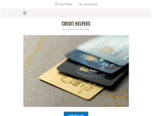 Tablet Screenshot of credithelpers.net